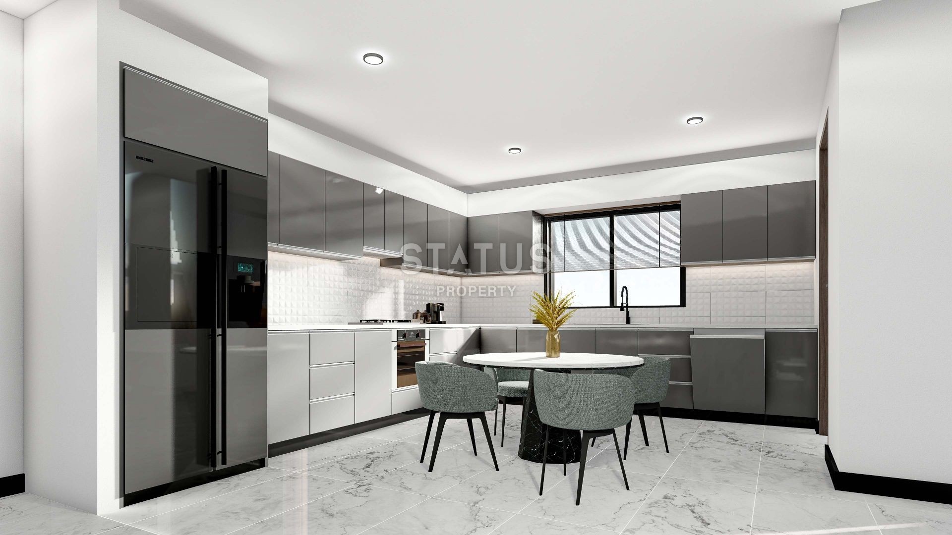 3+1 таунхаус  261 м2 с террасой на крыше 74 м2  в новом комплексе в Искеле фото 12