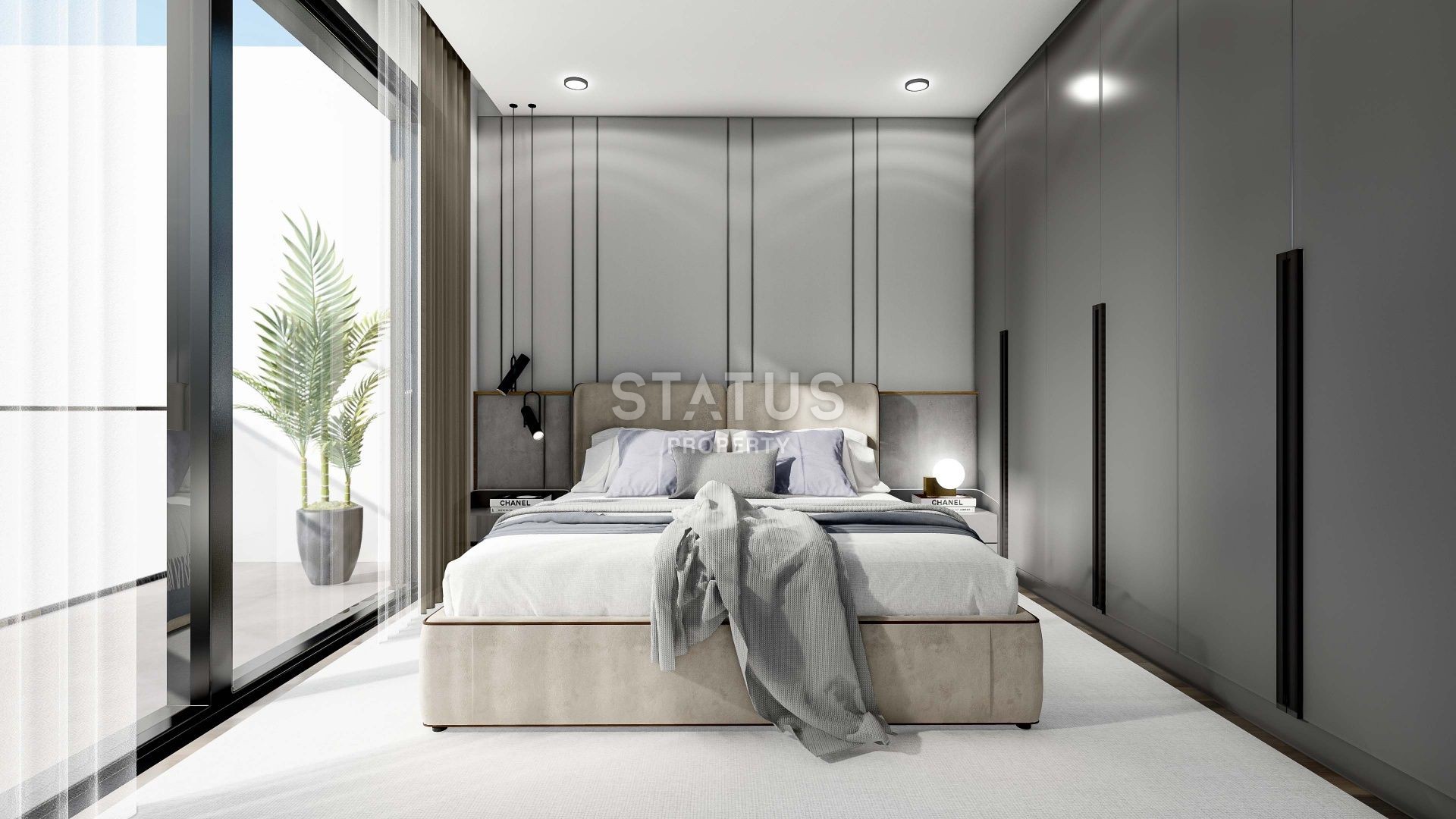 3+1 таунхаус  261 м2 с террасой на крыше 74 м2  в новом комплексе в Искеле фото 14