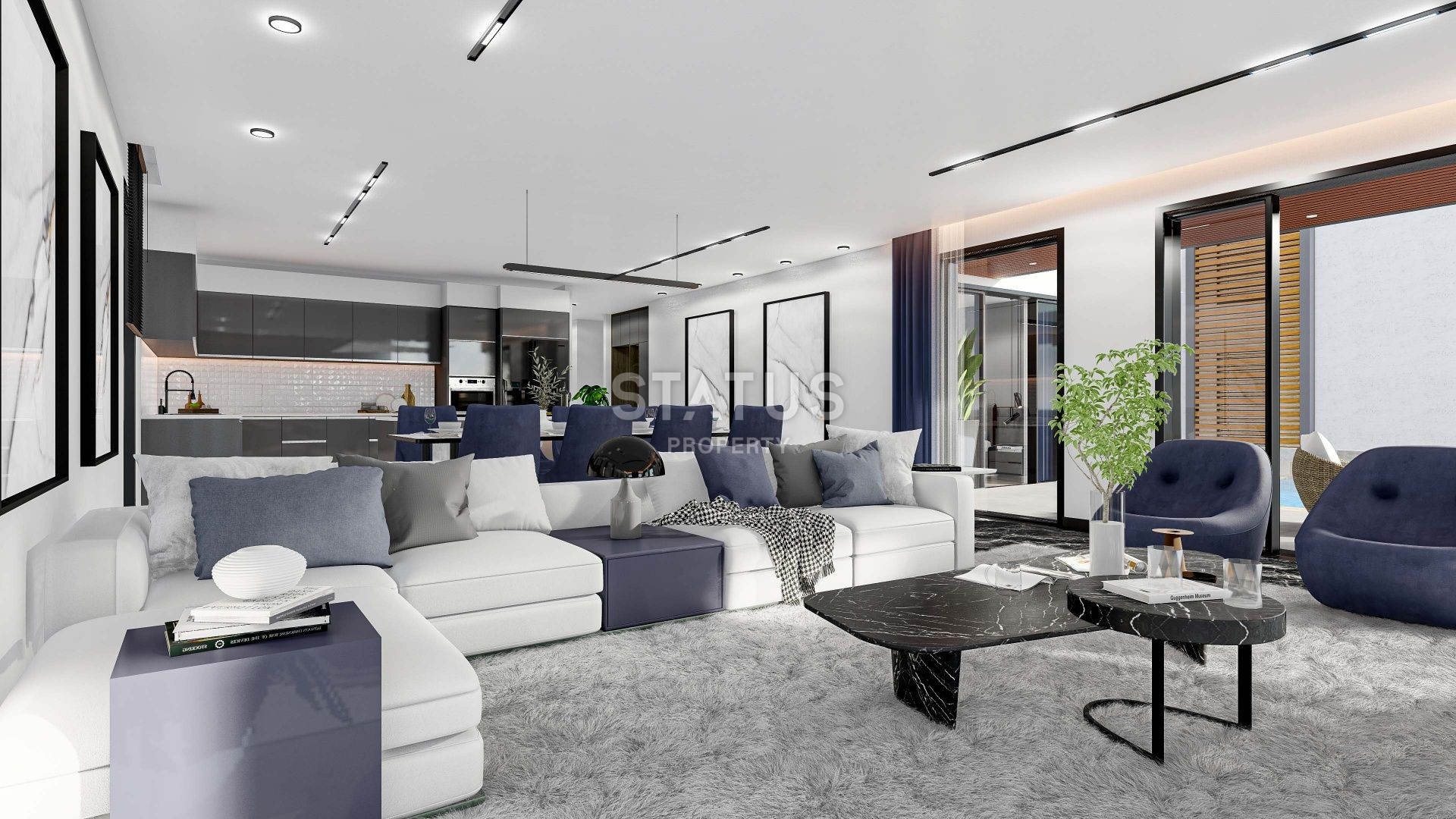 5-room villa (250 m2) with a large balcony and terrace in Iskele фото 8