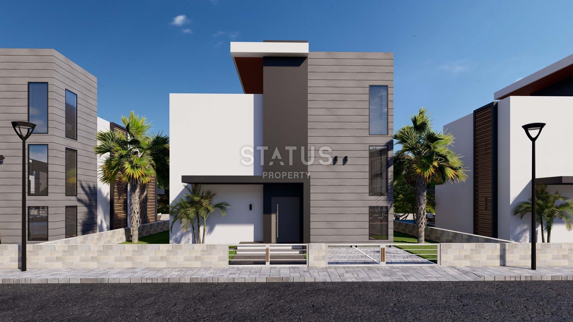 5-room villa (250 m2) with a large balcony and terrace in Iskele фото 12