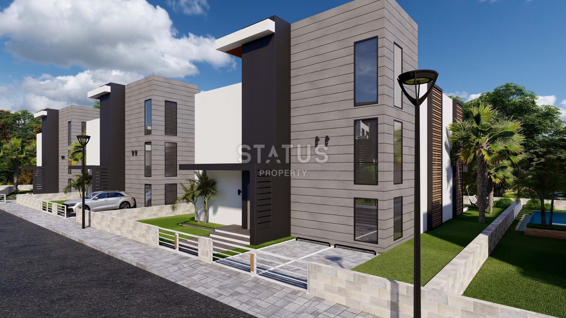 5-room villa (250 m2) with a large balcony and terrace in Iskele фото 13