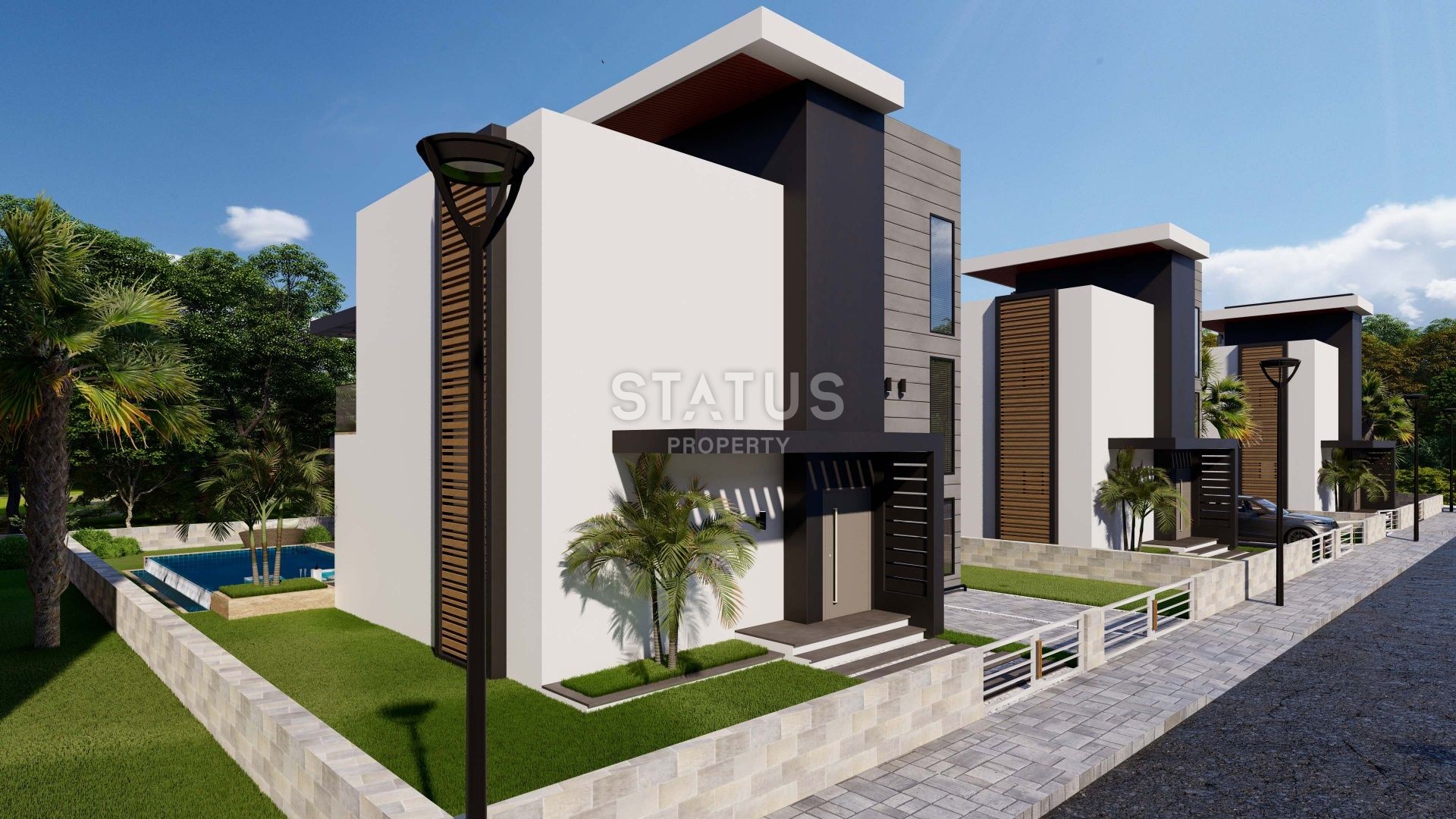 5-room villa (250 m2) with a large balcony and terrace in Iskele фото 14