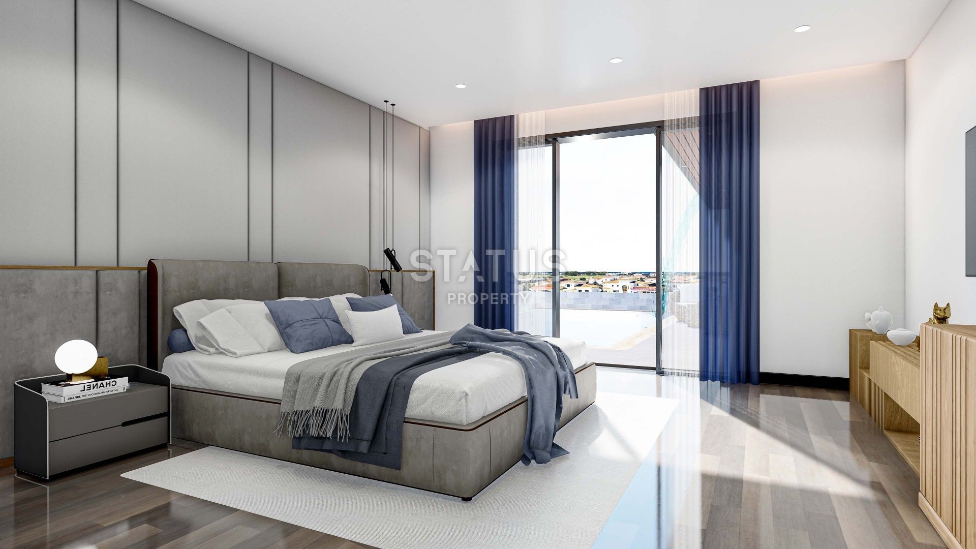 5-room villa (250 m2) with a large balcony and terrace in Iskele фото 18