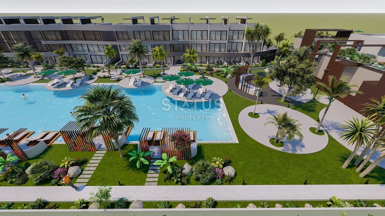 Квартира 2+1 Лофт  57м2 с большой террасой на крыше и просторным балконом в новом комплексе в Искеле фото 17