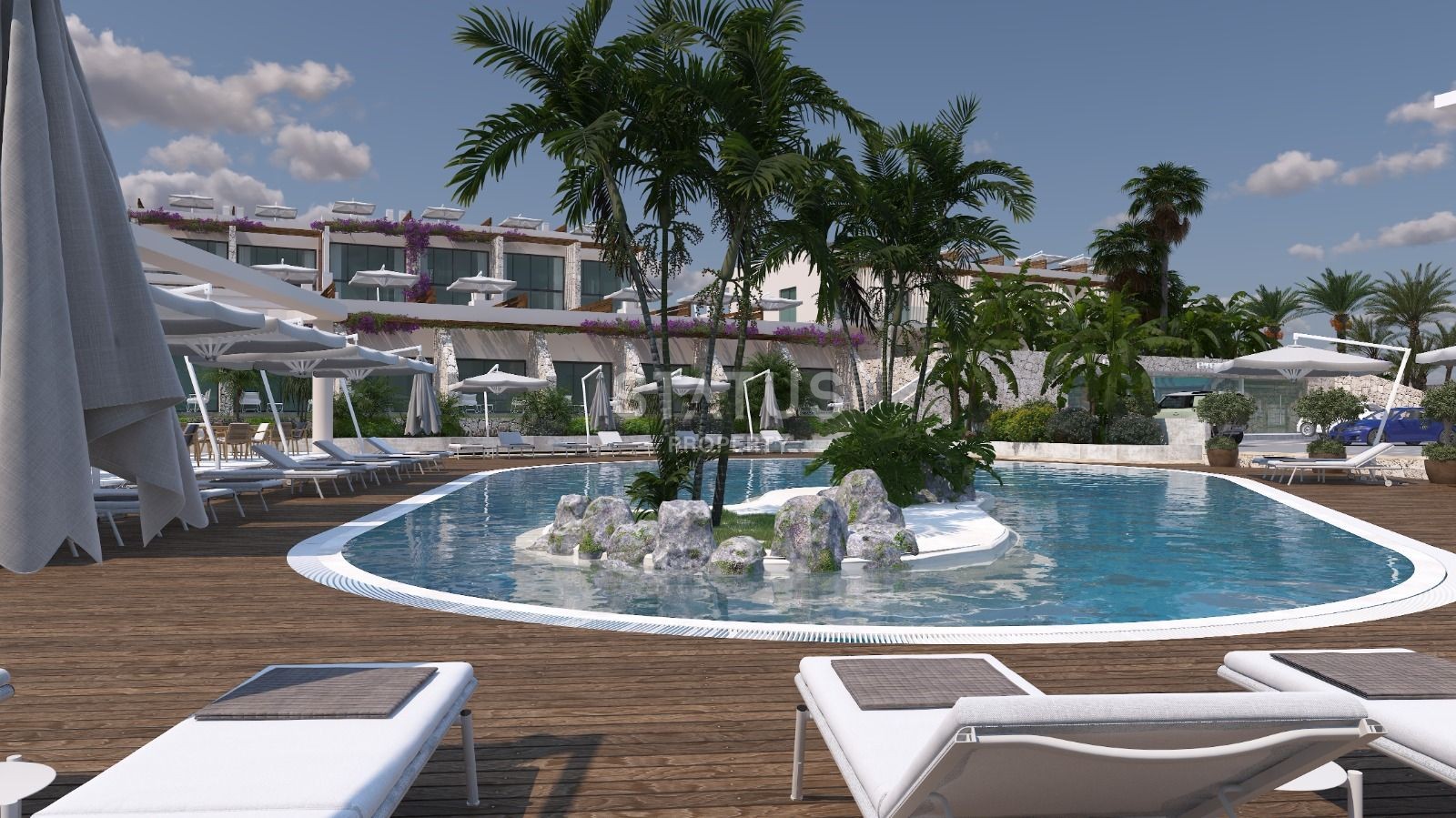 studio 35 m? with a front garden and a terrace of 8 m? in a luxury complex 2 minutes from the beach фото 3