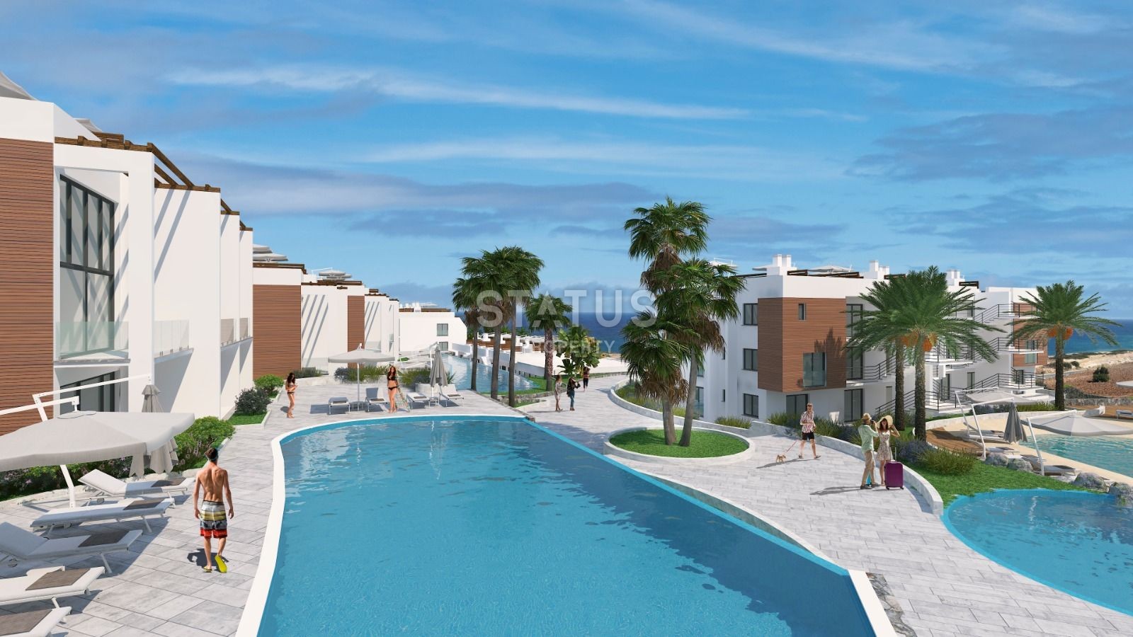 studio 35 m? with a front garden and a terrace of 8 m? in a luxury complex 2 minutes from the beach фото 6