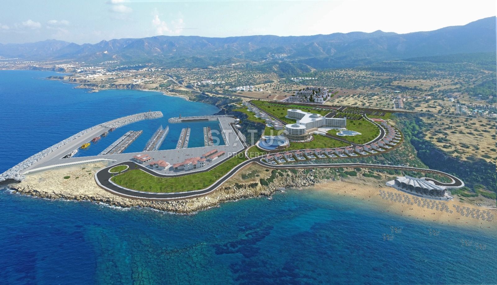 studio 35 m? with a front garden and a terrace of 8 m? in a luxury complex 2 minutes from the beach фото 9