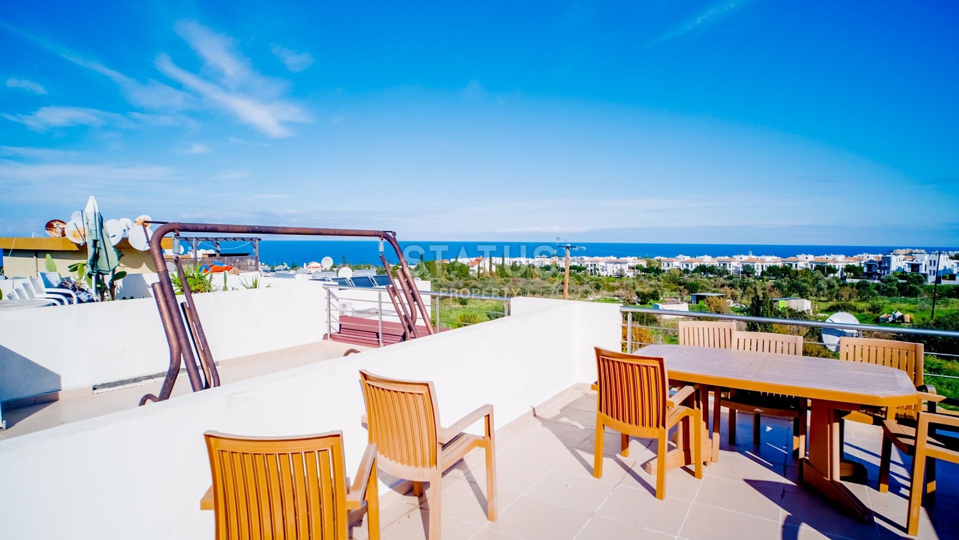 Пентхаус 2+1  74 м2 с террасой на крыше  25 м2 в изумительном комплексе недалеко от Кирении фото 9