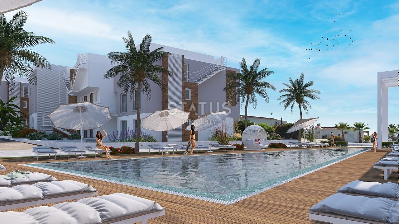 Трехкомнатные апартаменты 83 м2 с садом в новом комплексе в Эсентепе фото 23