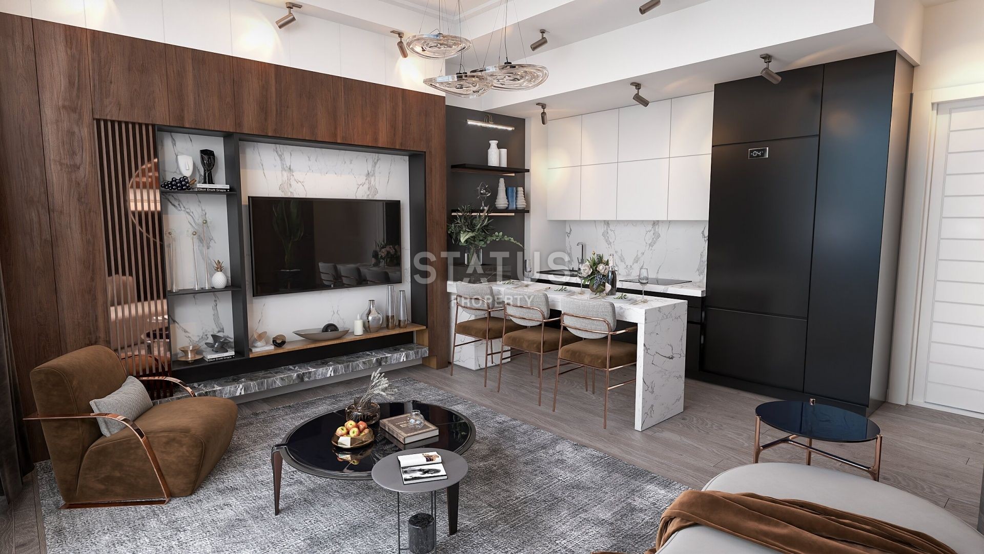 Двухкомнатная квартира 86 м? в элитном комплексе в 2 километрах от пляжа фото 3