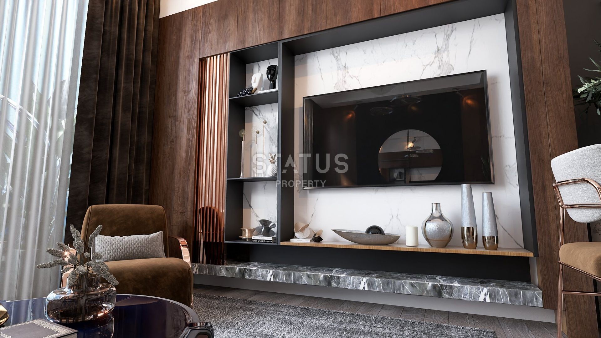 Двухкомнатная квартира 86 м? в элитном комплексе в 2 километрах от пляжа фото 10