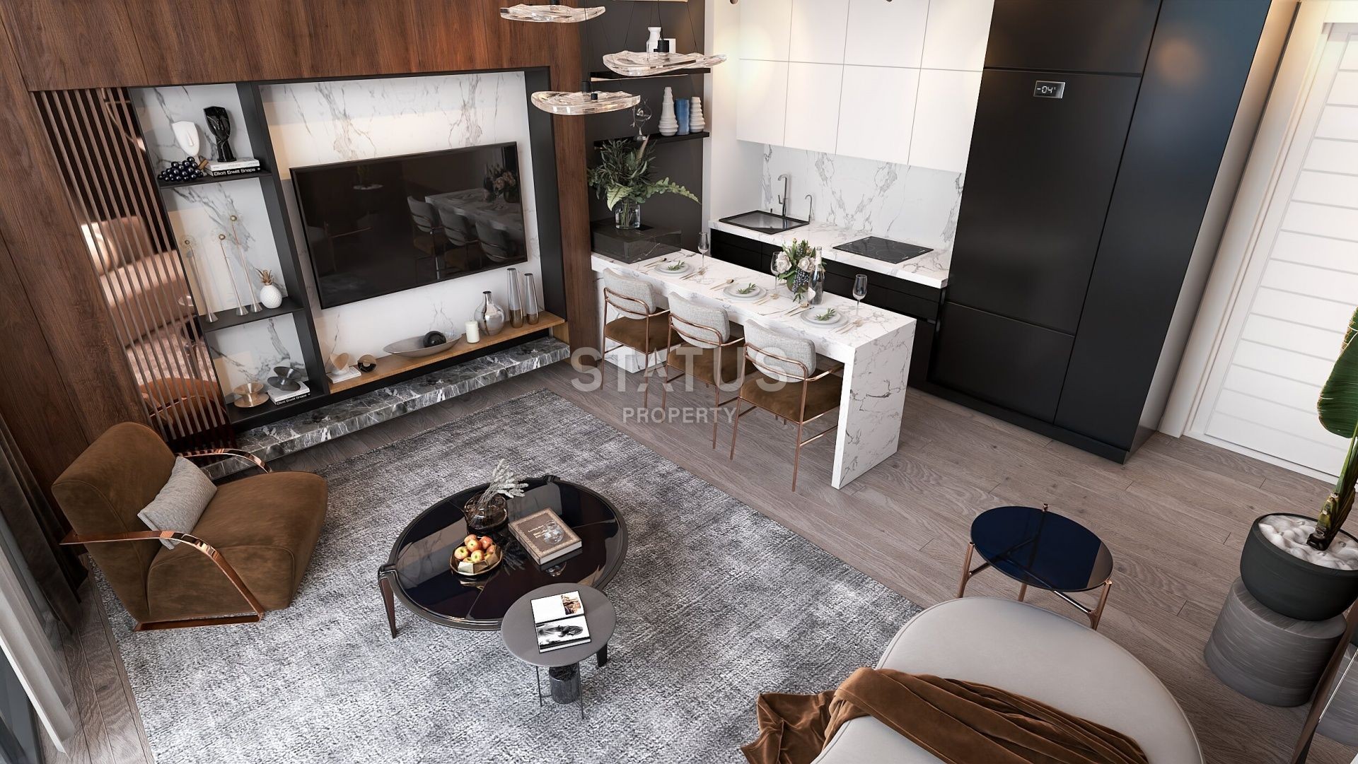 Двухкомнатная квартира 86 м? в элитном комплексе в 2 километрах от пляжа фото 11