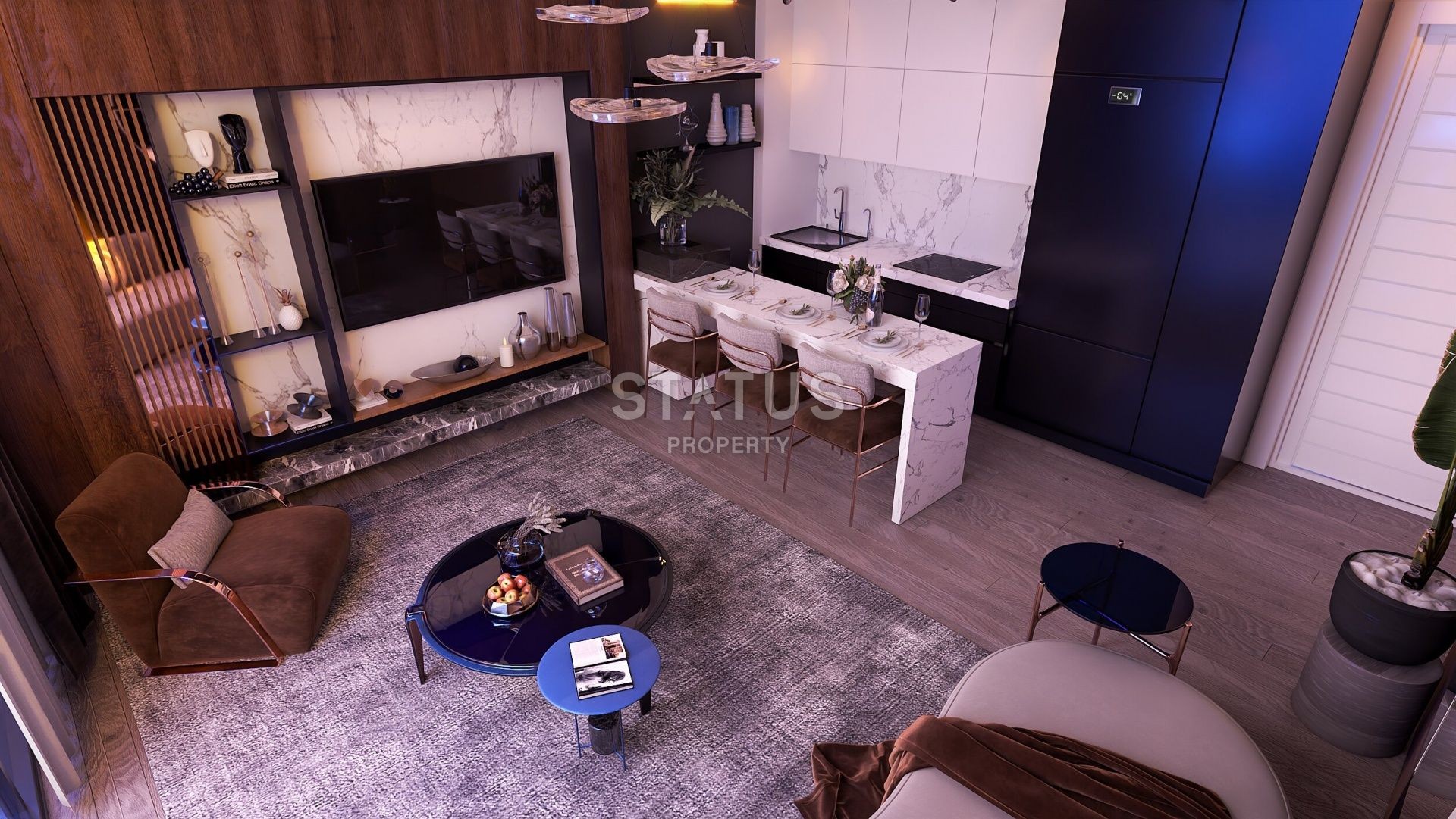 Двухкомнатная квартира 86 м? в элитном комплексе в 2 километрах от пляжа фото 12