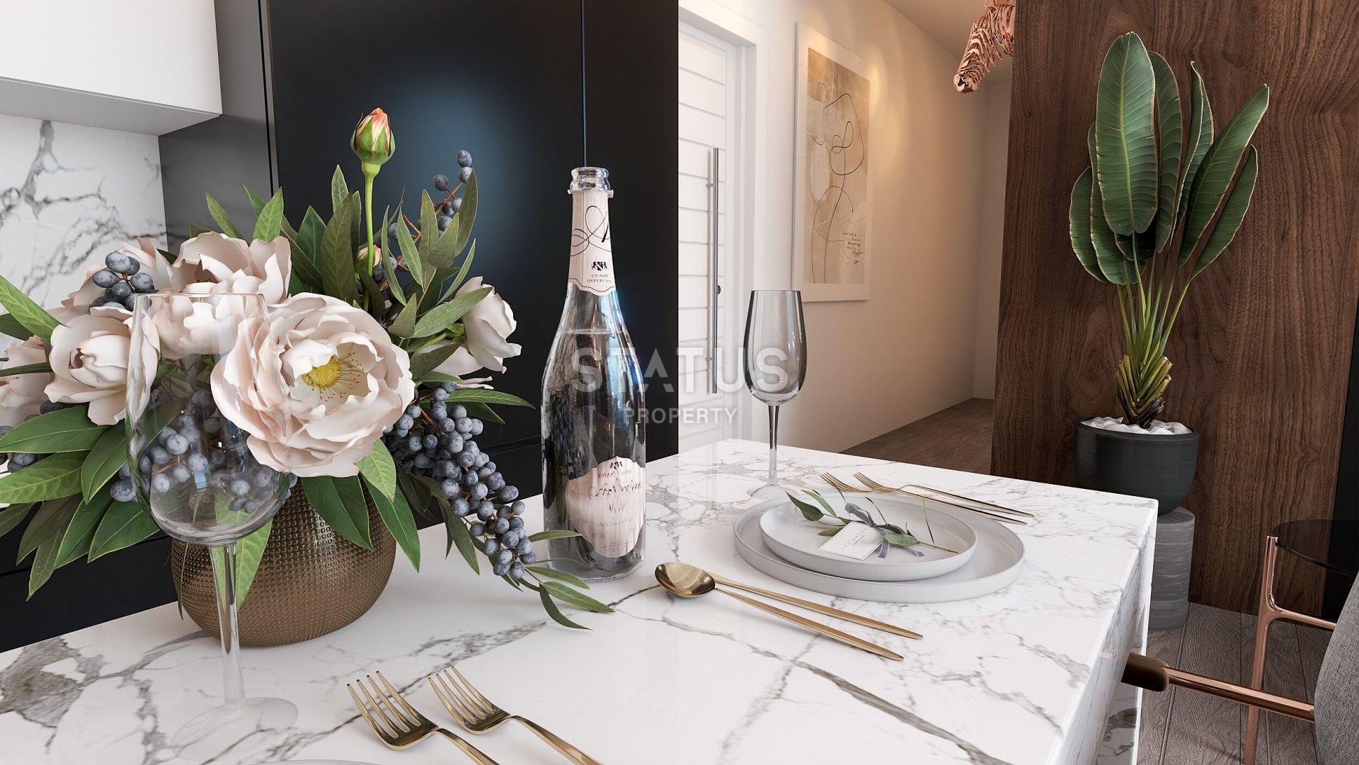 Двухкомнатная квартира 86 м? в элитном комплексе в 2 километрах от пляжа фото 13