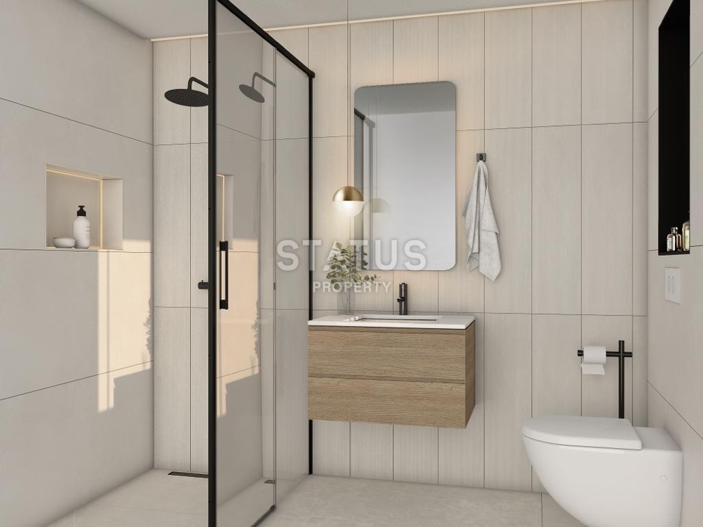 Two-room apartment 56 m? in a luxury complex in Esentepe фото 14