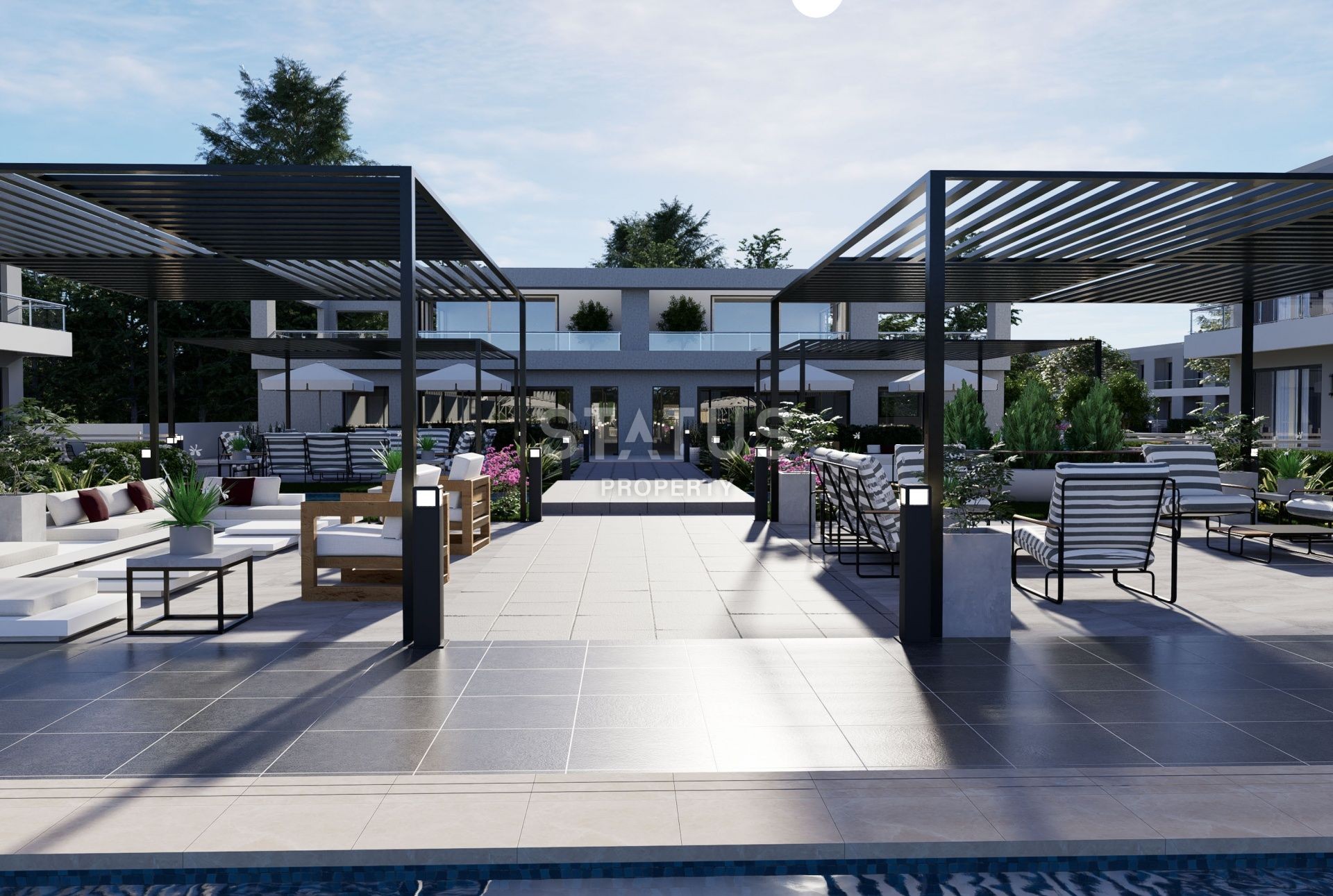 Двухкомнатная квартира 97 м? с террасой на крыше в современном комплексе в Енибоазичи фото 4