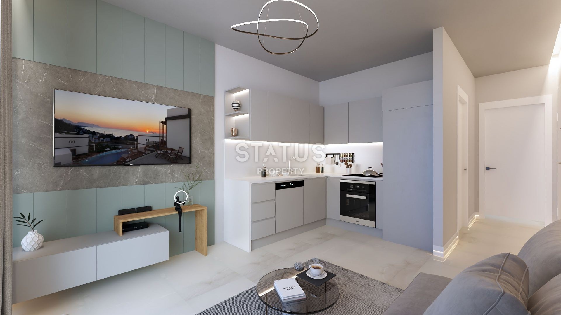 Квартира 1+1 (40,02 м2) в роскошном комплексе в Эсентепе фото 25