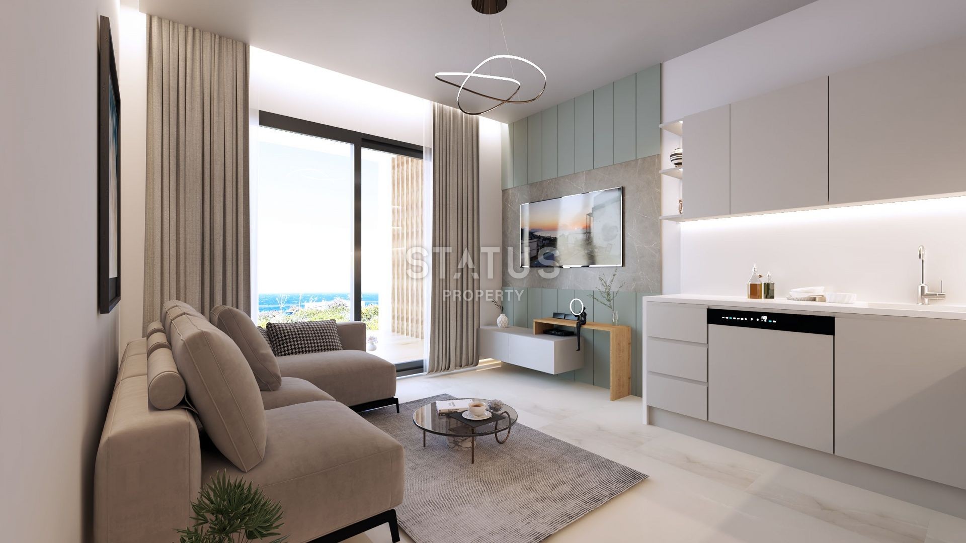 Квартира 1+1 (40,02 м2) в роскошном комплексе в Эсентепе фото 26