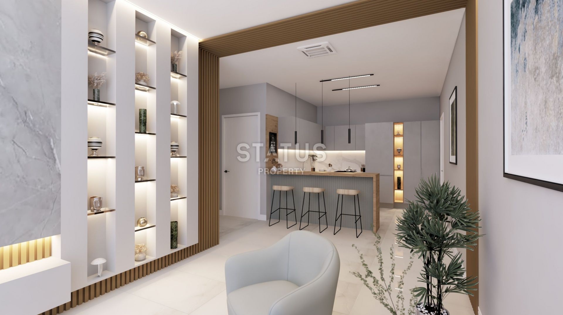 Apartment 2+1 Penthouse (67.44 m2) in a luxury complex in Esentepe фото 25