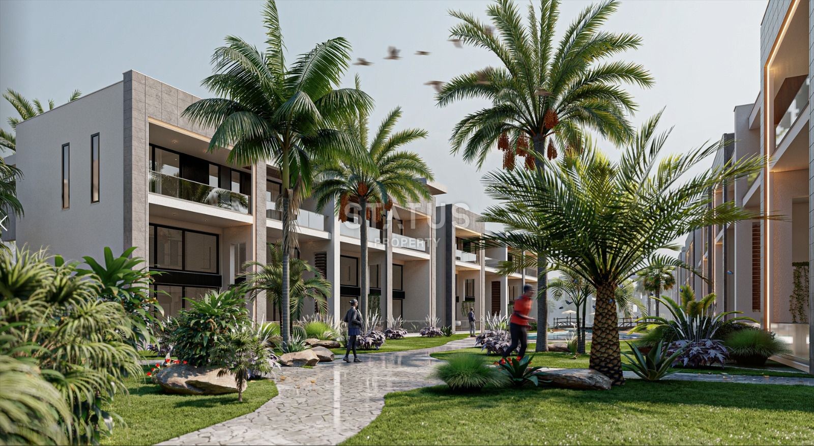 Студия Penthouse 38 м? с большой террасой 33 м? в красивом комплексе в Каршияке фото 17