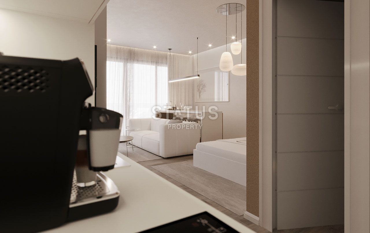 Студия Penthouse 38 м? с большой террасой 33 м? в красивом комплексе в Каршияке фото 32