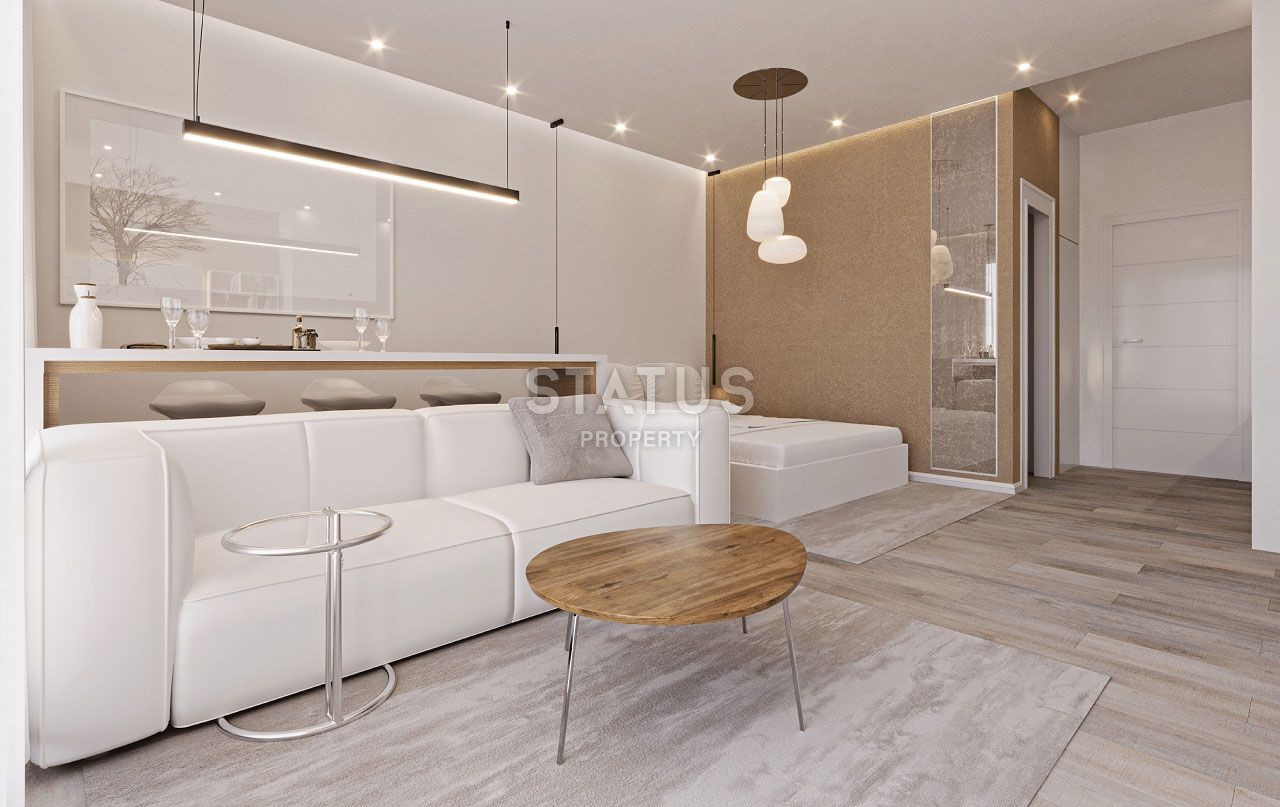 Студия Penthouse 38 м? с большой террасой 33 м? в красивом комплексе в Каршияке фото 35