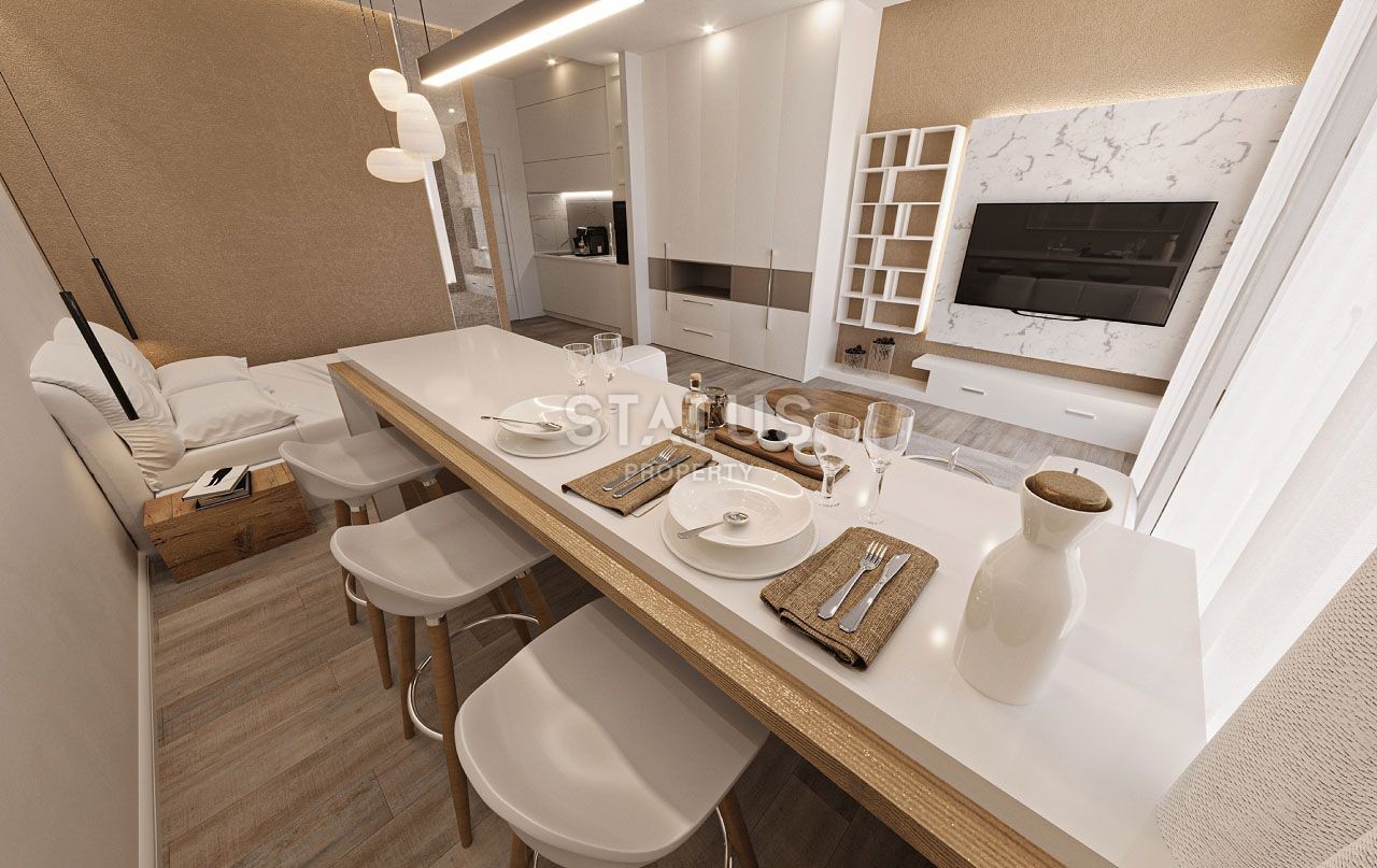 Студия Penthouse 38 м? с большой террасой 33 м? в красивом комплексе в Каршияке фото 36