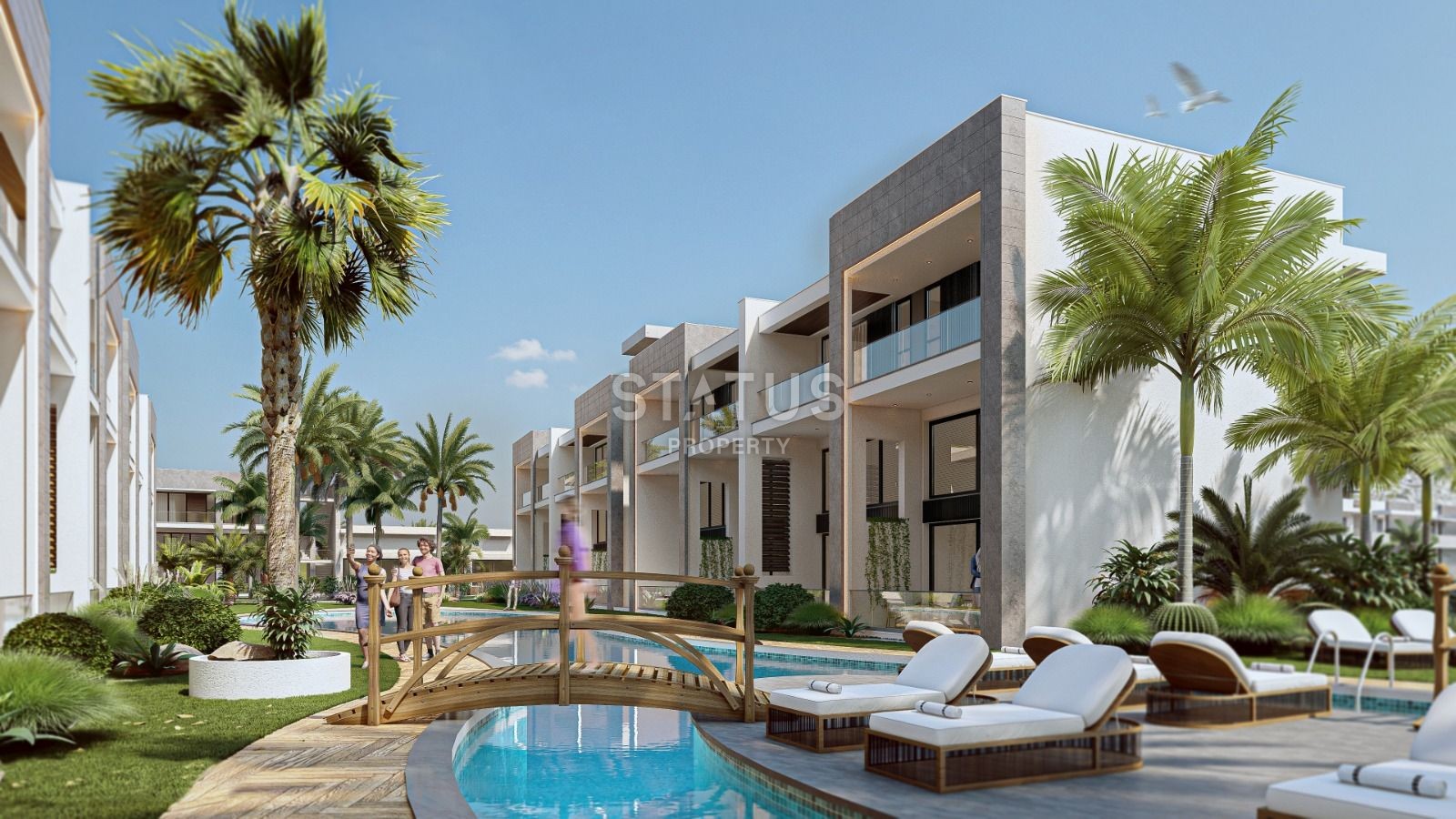 Квартира 2+1 Penthouse 75,35 м? с верхней террасой 65 м?  в красивом комплексе в Каршияке фото 2