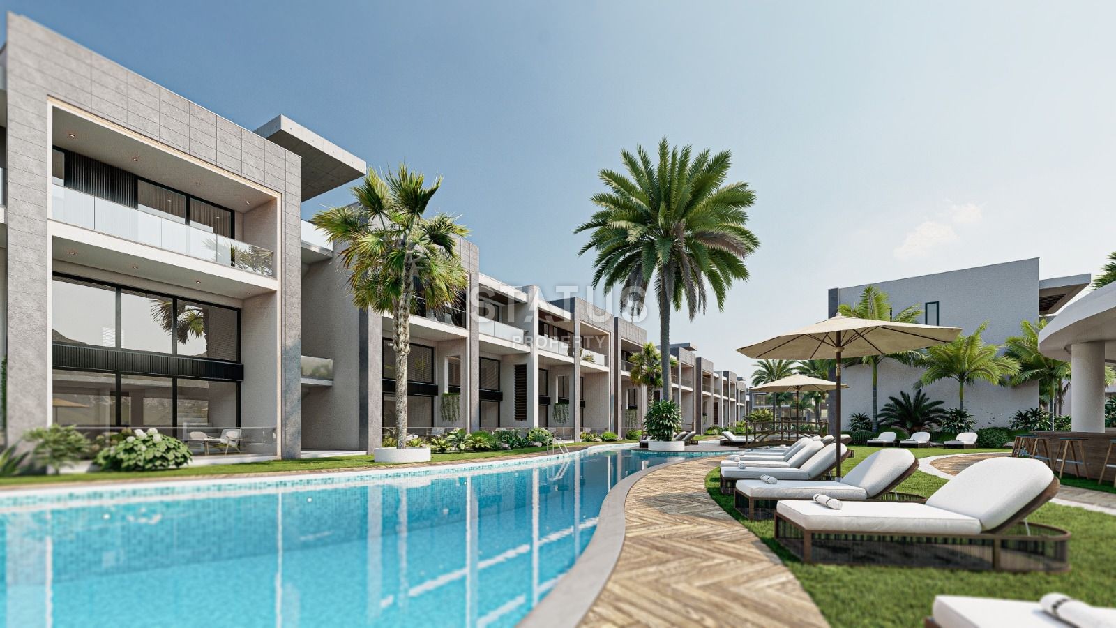 Квартира 2+1 Penthouse 75,35 м? с верхней террасой 65 м?  в красивом комплексе в Каршияке фото 10