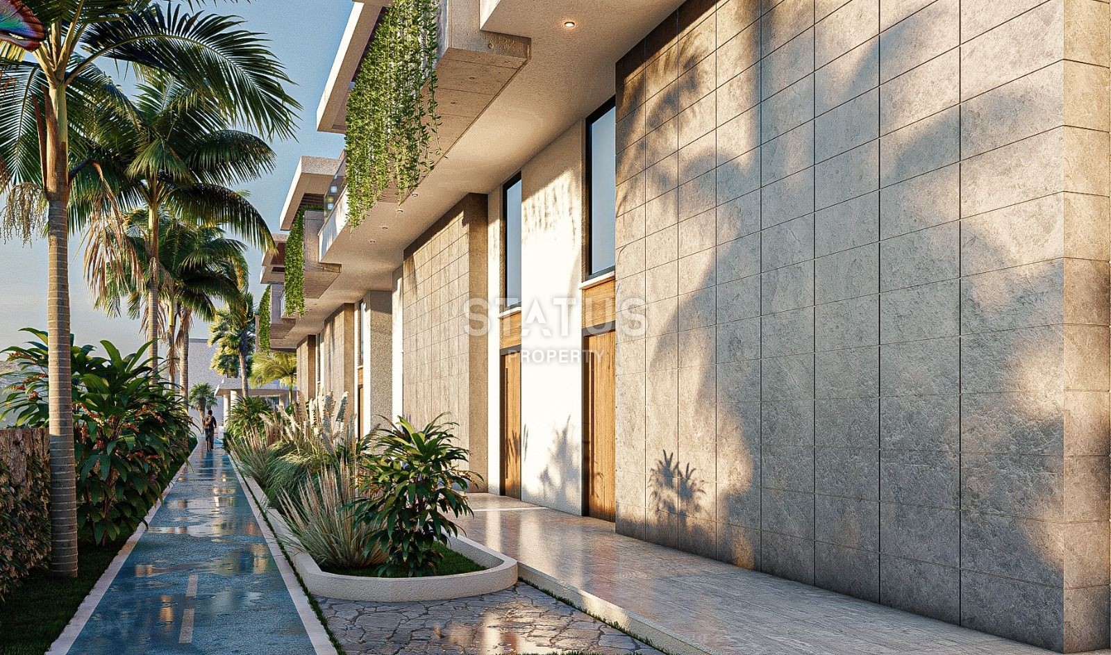 Квартира 2+1 Penthouse 75,35 м? с верхней террасой 65 м?  в красивом комплексе в Каршияке фото 12