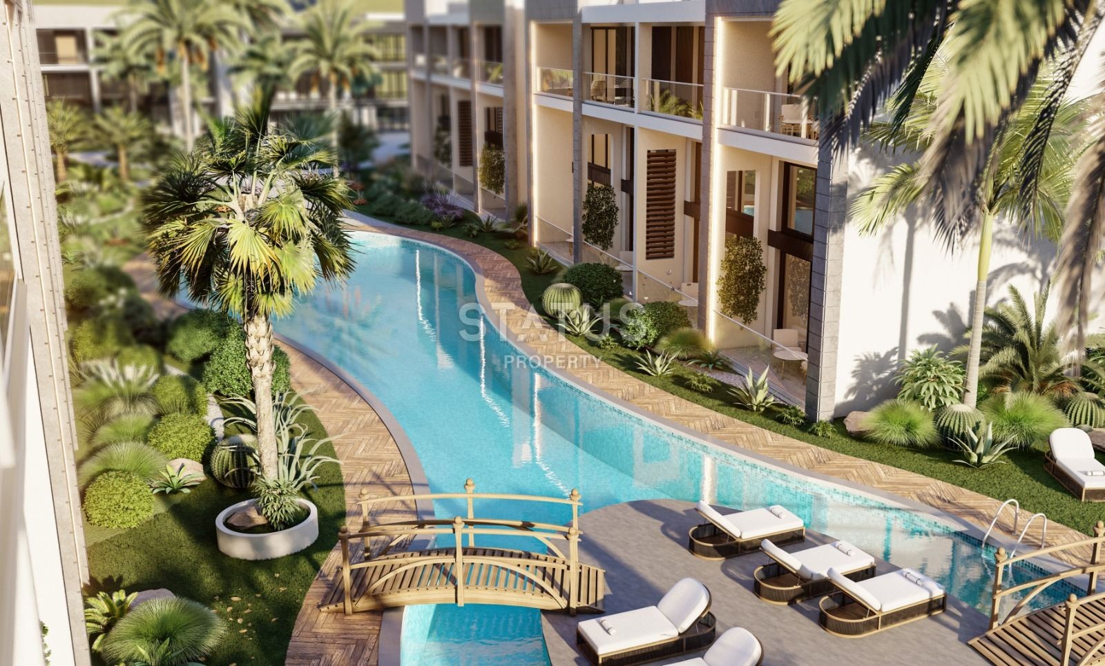 Квартира 2+1 Penthouse 75,35 м? с верхней террасой 65 м?  в красивом комплексе в Каршияке фото 20