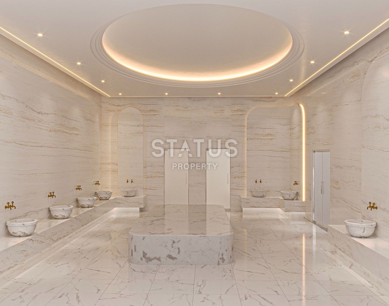 Квартира 2+1 Penthouse 75,35 м? с верхней террасой 65 м?  в красивом комплексе в Каршияке фото 26