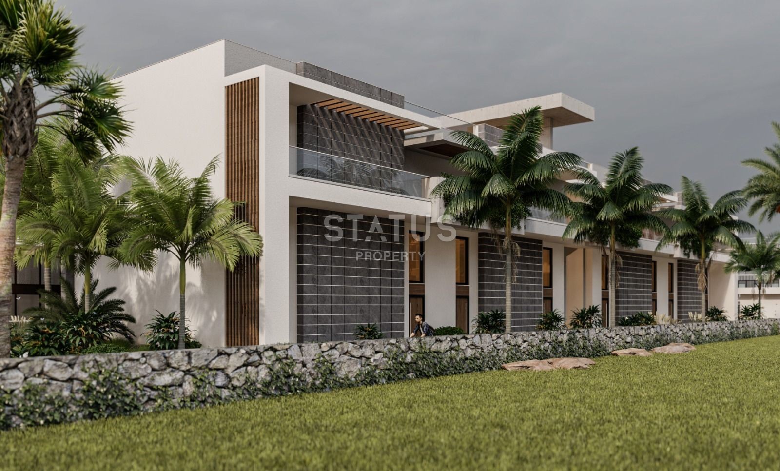 Квартира 3+1 Penthouse 111,7 м? с верхней террасой 90 м?  в красивом комплексе в Каршияке фото 21