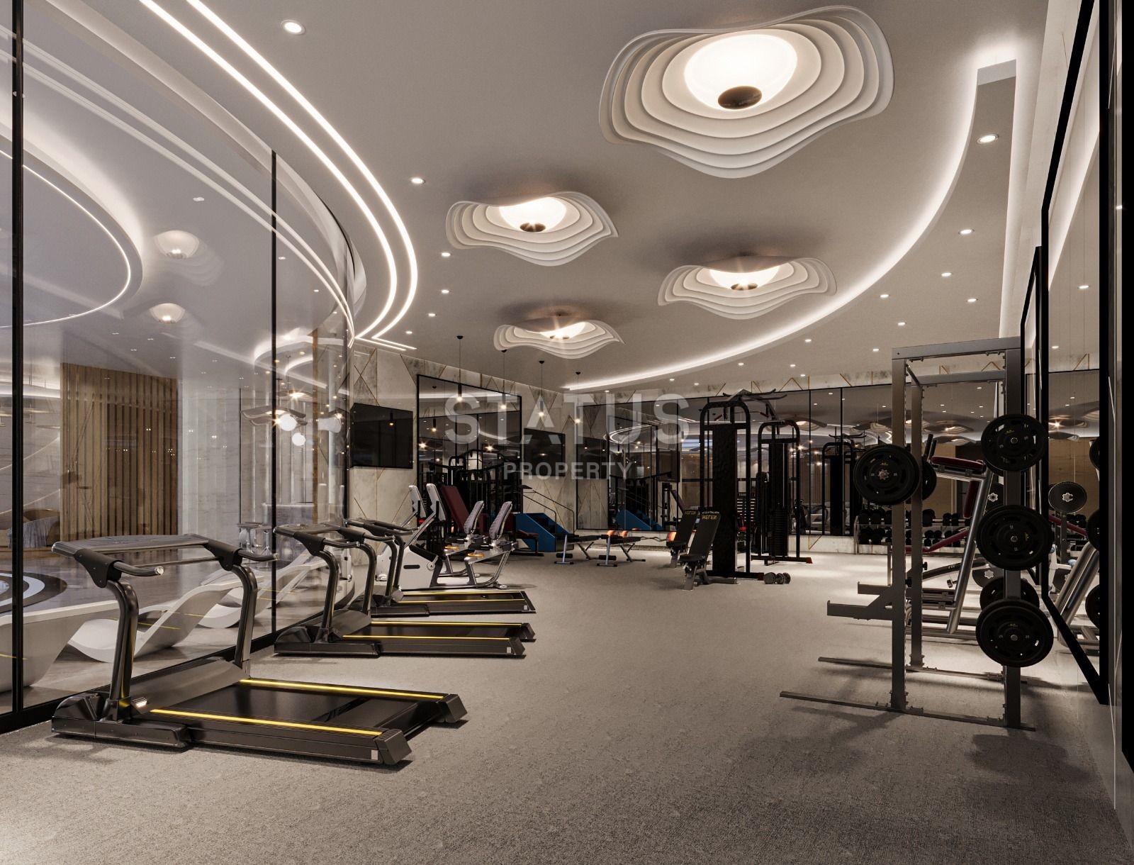 Квартира 3+1 Penthouse 111,7 м? с верхней террасой 90 м?  в красивом комплексе в Каршияке фото 25