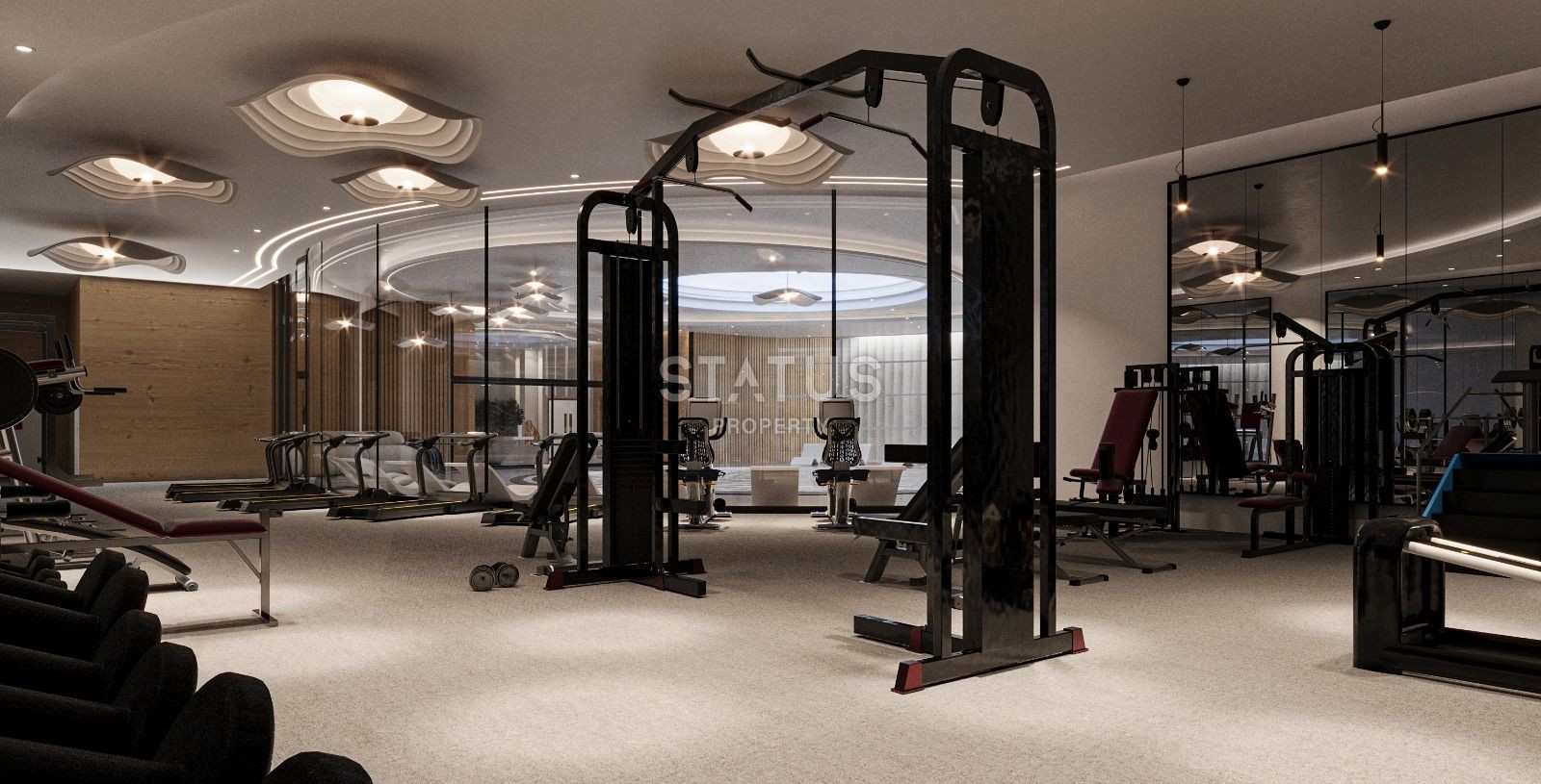 Квартира 3+1 Penthouse 111,7 м? с верхней террасой 90 м?  в красивом комплексе в Каршияке фото 26