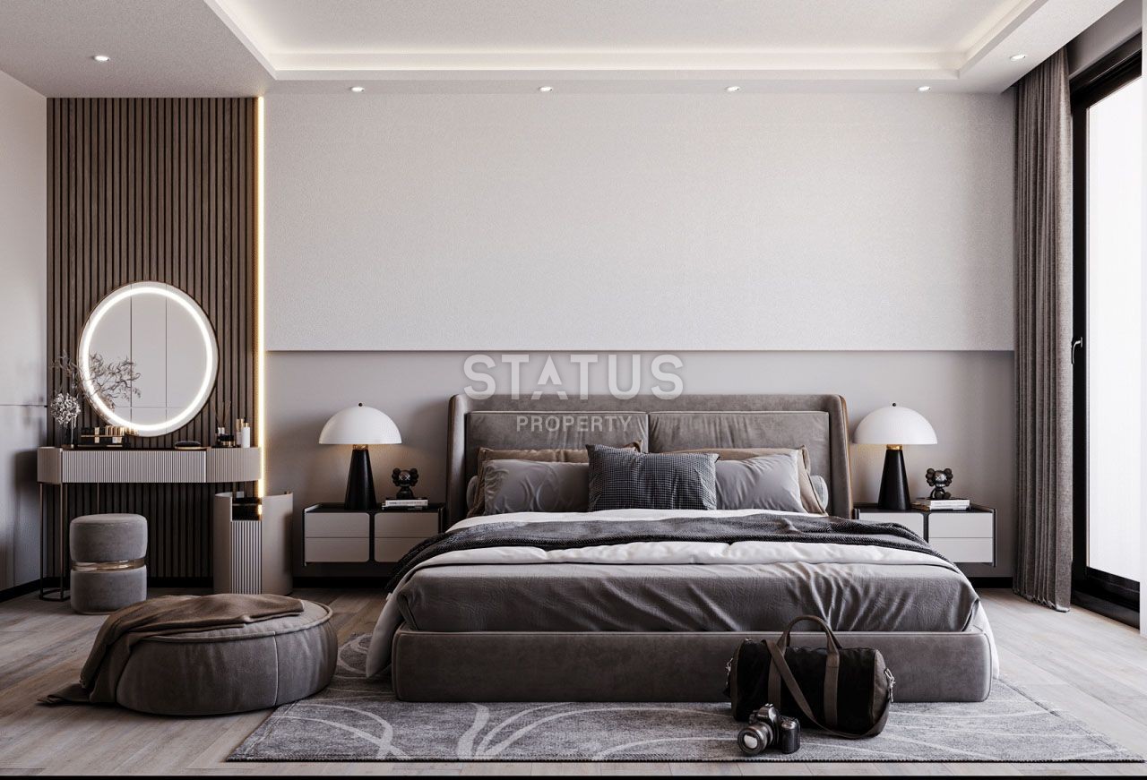 Квартира 3+1 Penthouse 111,7 м? с верхней террасой 90 м?  в красивом комплексе в Каршияке фото 39