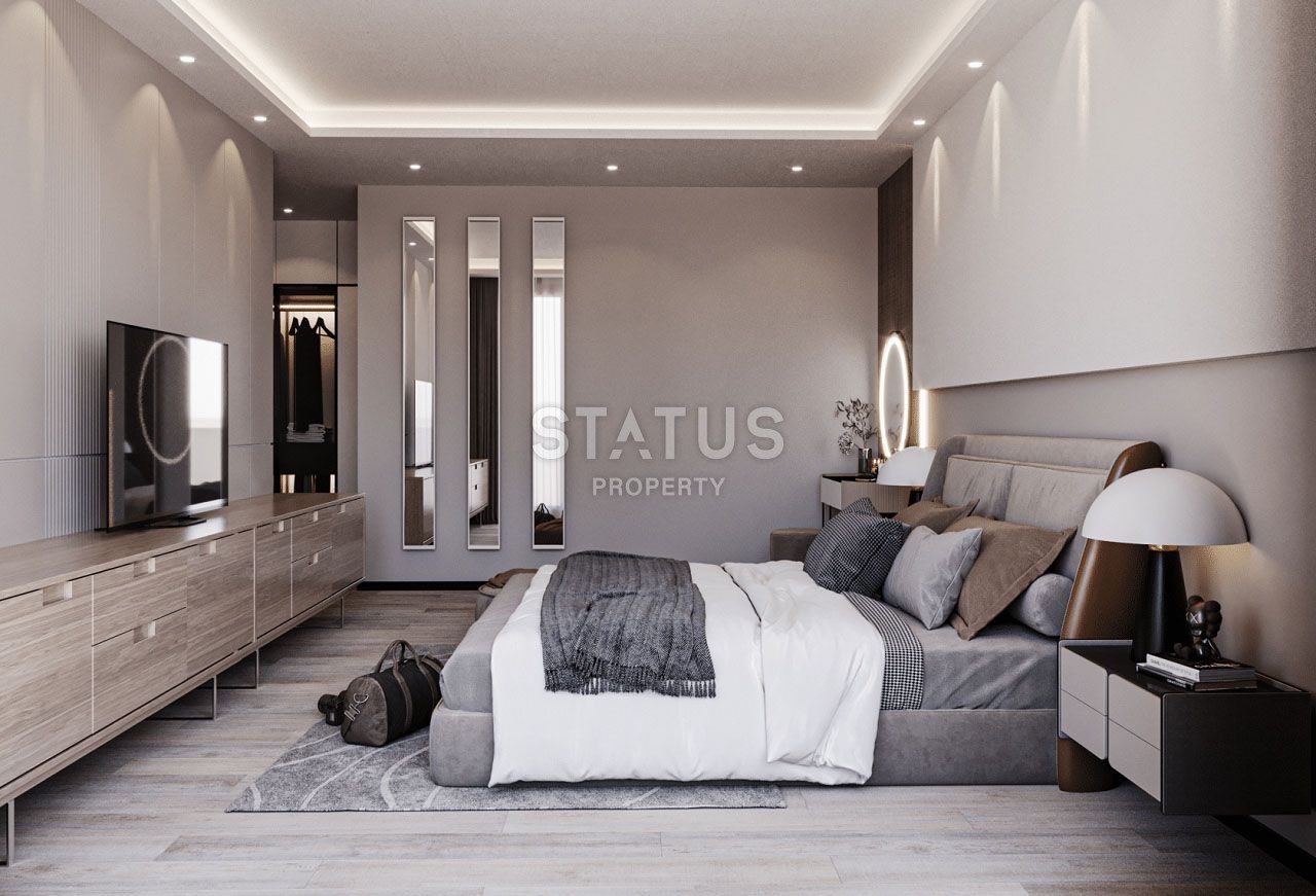 Квартира 3+1 Penthouse 111,7 м? с верхней террасой 90 м?  в красивом комплексе в Каршияке фото 40