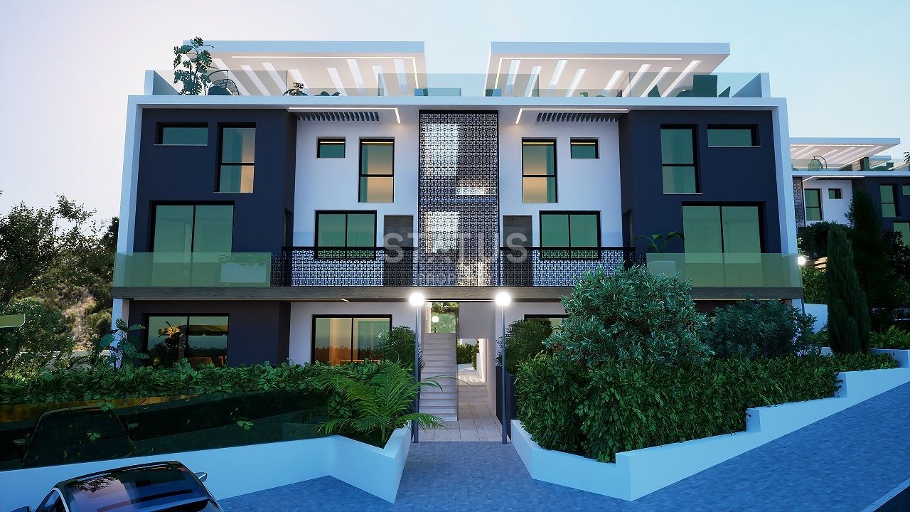 Квартира 1+1 (45 м2 ) с террасой (15 м2 ) в красивом комплексе в Эсентепе фото 14