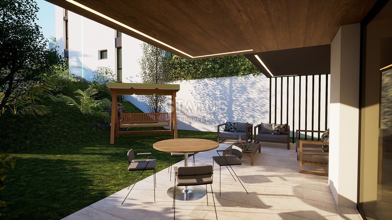 Квартира 1+1 (45 м2 ) с террасой (15 м2 ) в красивом комплексе в Эсентепе фото 15