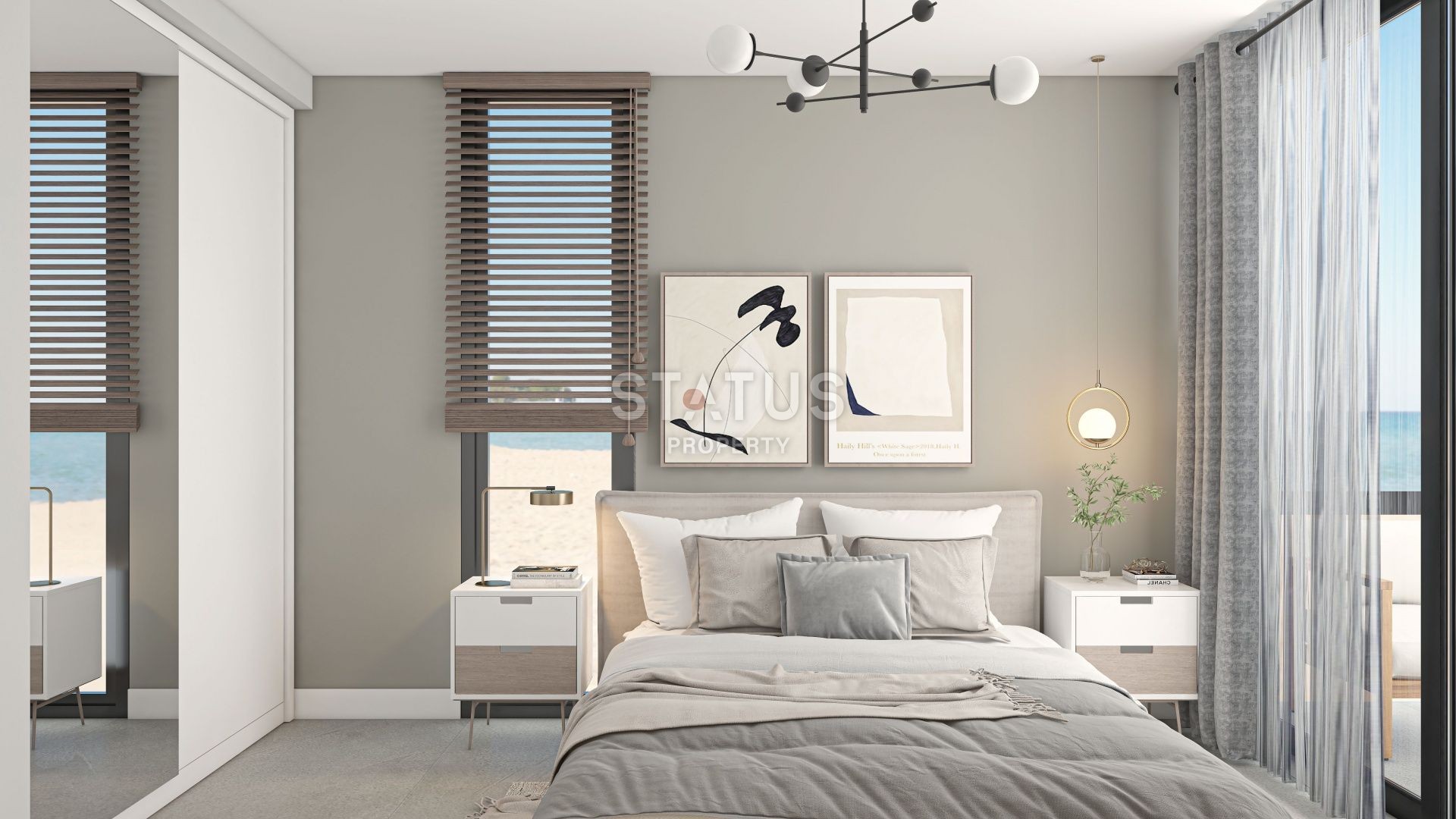 Квартира 1+1 (45 м2 ) с террасой (15 м2 ) в красивом комплексе в Эсентепе фото 34