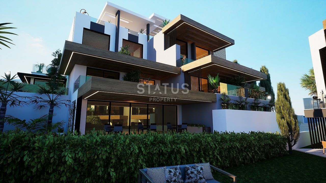 Квартира 2+1 (65 м2 ) с  верхней террасой (37 м2 ) в красивом комплексе в Эсентепе фото 3