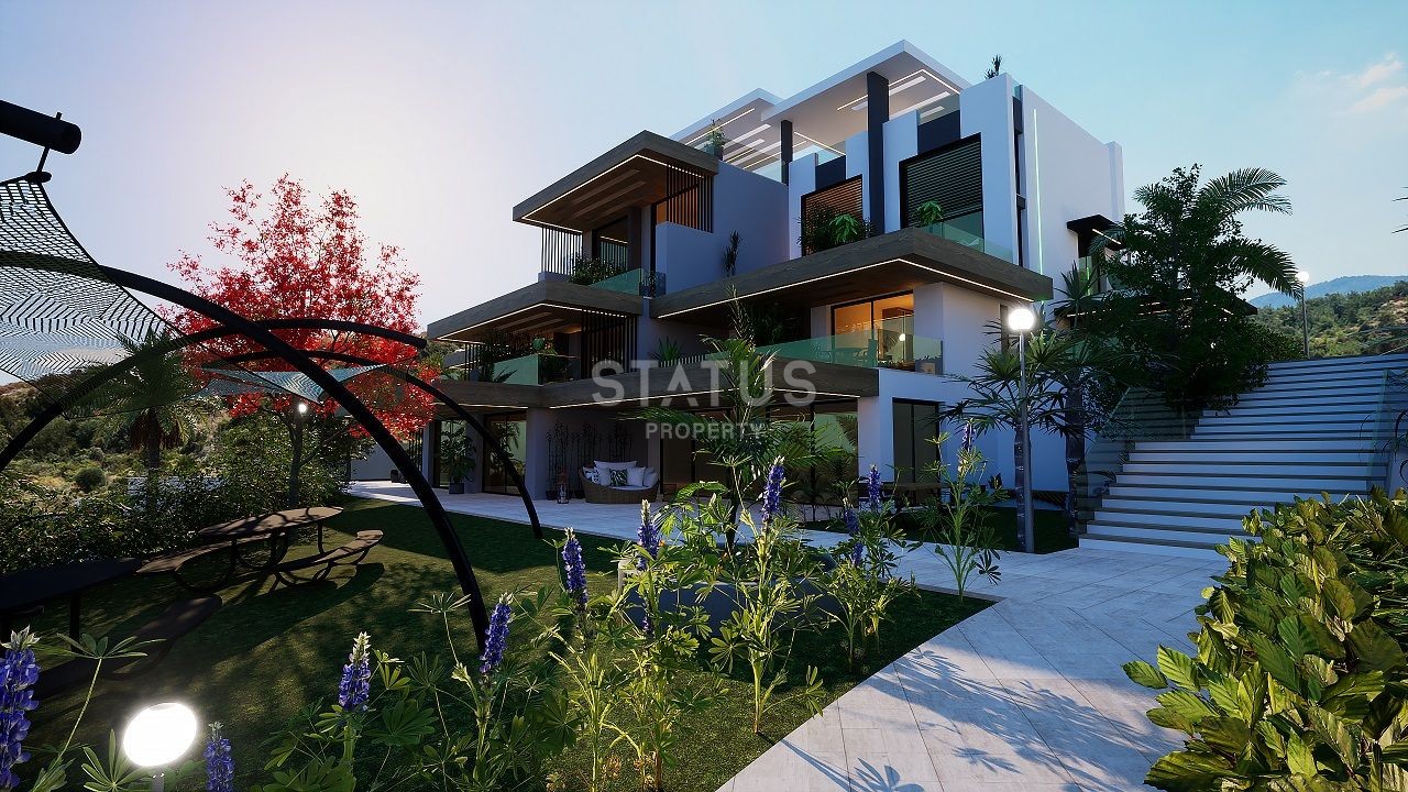 Квартира 2+1 (65 м2 ) с  верхней террасой (37 м2 ) в красивом комплексе в Эсентепе фото 4