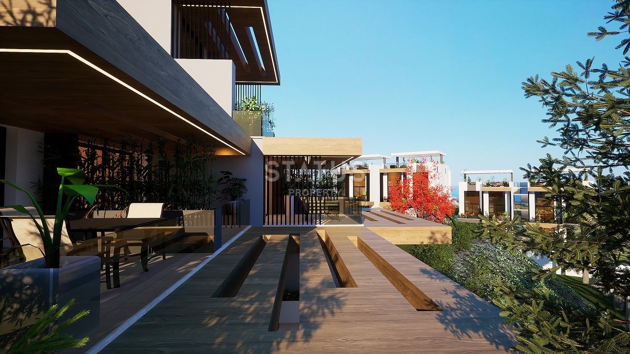 Квартира 2+1 (65 м2 ) с  верхней террасой (37 м2 ) в красивом комплексе в Эсентепе фото 6