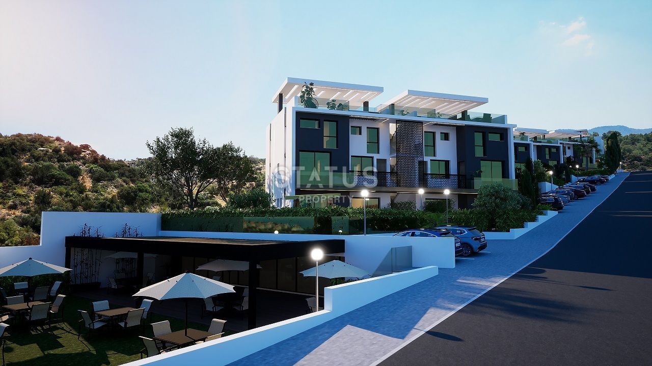 Квартира 2+1 (65 м2 ) с  верхней террасой (37 м2 ) в красивом комплексе в Эсентепе фото 11