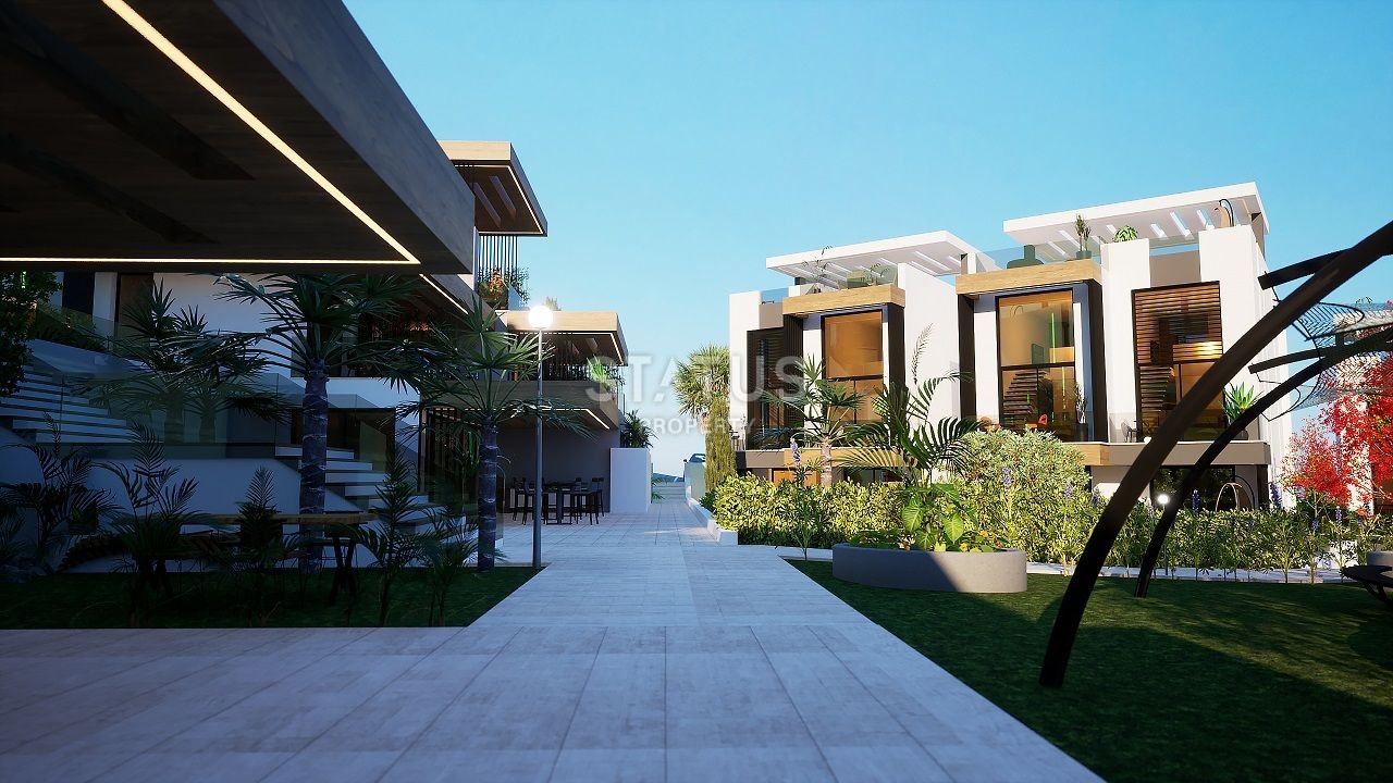 Квартира 2+1 (65 м2 ) с  верхней террасой (37 м2 ) в красивом комплексе в Эсентепе фото 15