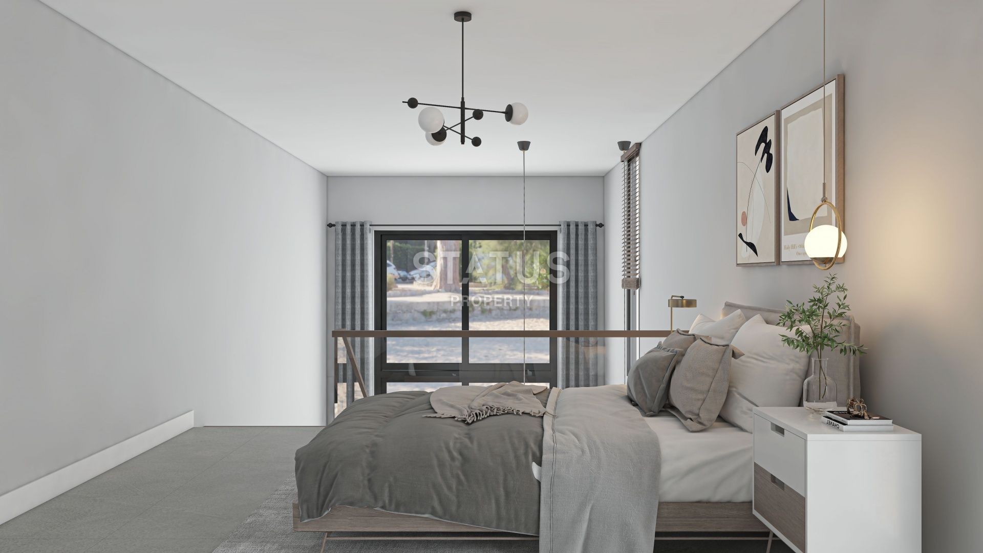 Квартира 2+1 (65 м2 ) с  верхней террасой (37 м2 ) в красивом комплексе в Эсентепе фото 30