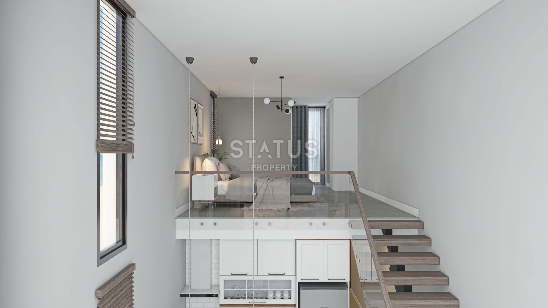 Квартира 2+1 (65 м2 ) с  верхней террасой (37 м2 ) в красивом комплексе в Эсентепе фото 31