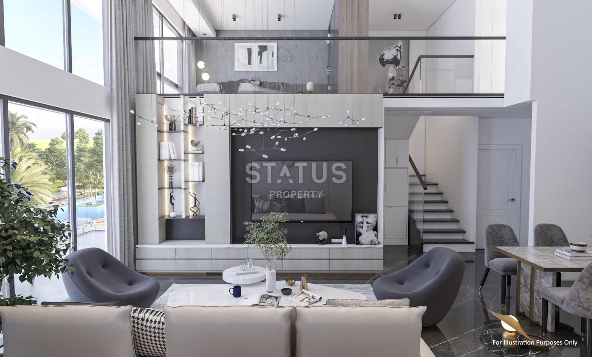 Three-room apartment 99 m? Duplex 850 meters from the beach "Long Beach" фото 27