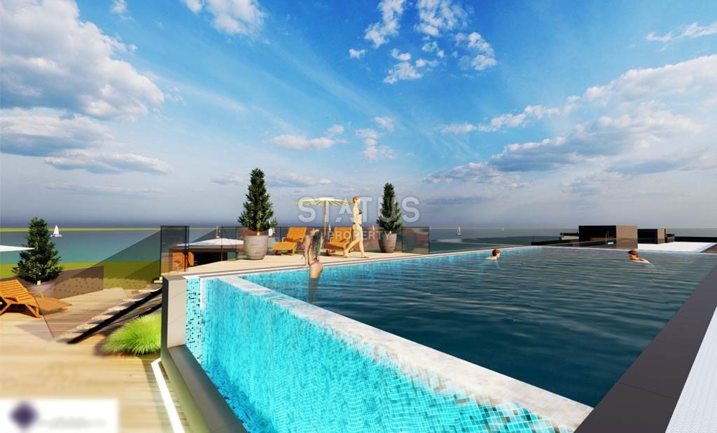 Двухкомнатная квартира (49 м?) в новом комплексе с видом на море и горы  фото 3