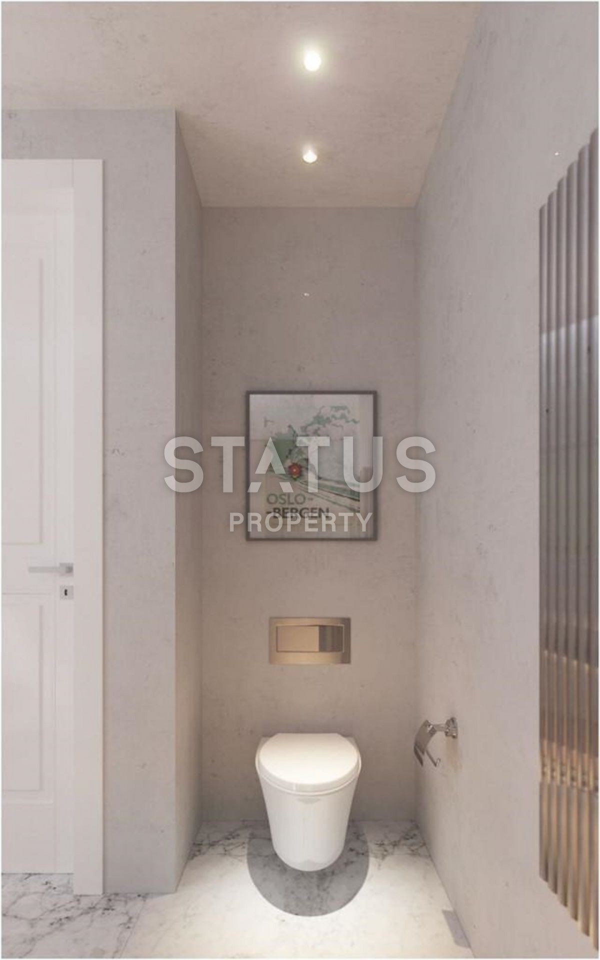 Двухкомнатная квартира (49 м?) в новом комплексе с видом на море и горы  фото 10